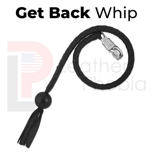 Black leather motorcycle - black,