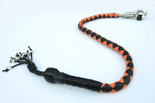 Leather motorcycle whip get - pu,