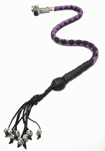 Leather motorcycle whip - leather, get
